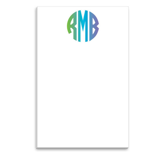 Gradient Monogram Notepads